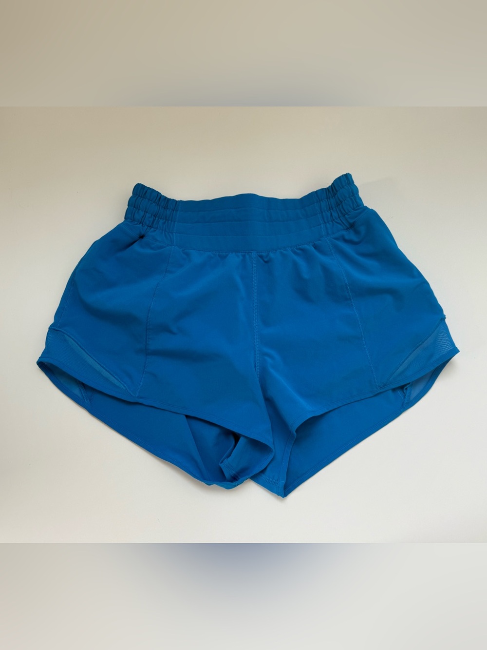 lululemon athletica Teal Blue High-Waist Athletic Shorts